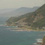 Il sea cliff bridge visto da Bald Hill 